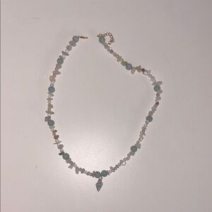 Elegant Beaded Necklace with Pendant